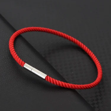 7 Styles Luck Red Thread Bracelet Men Women Grade A Fabric 3mm Thin String Braclet Wedding Gift Friendship Braslet Pulsera Roja 1