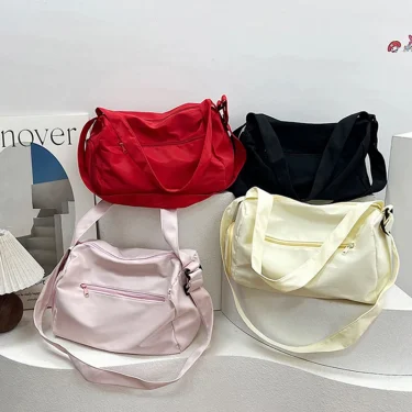 Large Crossbody Travel Tote Bags for Women 2025 Canvas Shoulder Messenger Bag Sports Yoga Satchels Fashion Woman Handbag 1