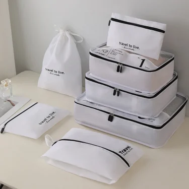 7Pcs/Set Travel Bags New Large Capacity Storage Organizer Suitcase Packing for Portable Clothes Underwear Cosmetic Travel Bag 6