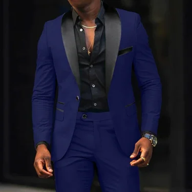 2-piece Wedding formal fashion men's slim suit groom wedding dress 2024 The latest coat pants design 2