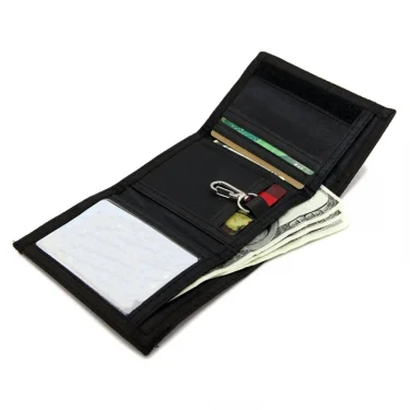 Trifold Casual Wallet For Male Men Women Young Novelty Money Bag Purse Zipped Coin ID Card Holder Pocket Kids 5