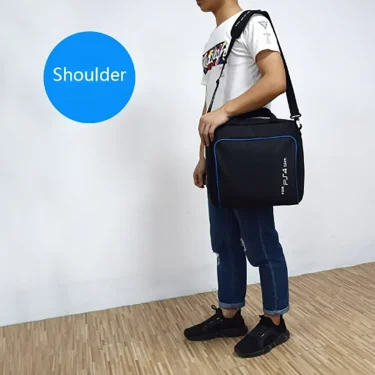 Suitable for Sony PS4 console storage bag, PS4 shoulder tote bag, PlayStation game console accessory bag 4