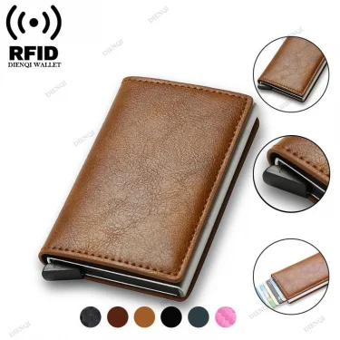 Anti Thief Rfid Credit Card Holder Smart Minimalist Wallet Men Women Slim Bank Cardholder Case Money Bag Cash Creditcard Purse 1