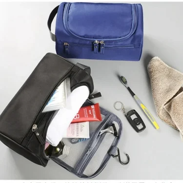 Hanging Travel Toiletry Bag for Men Women Toiletry Bag Hanging Hook Waterproof Shaving Bag Makeup Bag Travel Organizer Bathroom 6