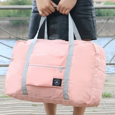 Foldable Travel Duffel Bag for Airlines Carry on Bag for Women and Girls Lightweight Large Capacity Sports Weekend Trip Overnigh 4