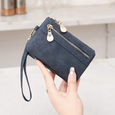 Large-capacity Simple and Small Women's Wallet, Multi-functional Retro Card Bag, Versatile Fashion Short Change Bag 1