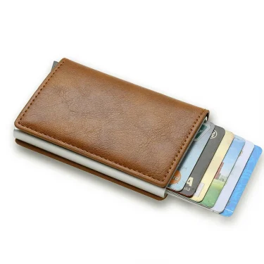 Anti Thief Rfid Credit Card Holder Smart Minimalist Wallet Men Women Slim Bank Cardholder Case Money Bag Cash Creditcard Purse 2