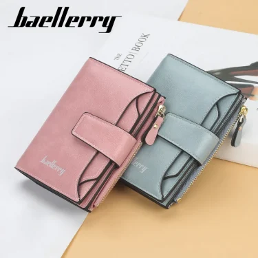 New Short Women Wallets High Quality Brand Card Holder Zipper Female Purse Coin Holder Wallets For Girl Money Clips 6
