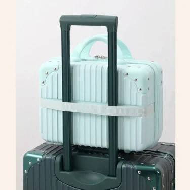 14 inch Mini Travel Suitcase Cosmetic Box Hand Luggage Organizer Makeup Case Small Password Box Boarding Case 2