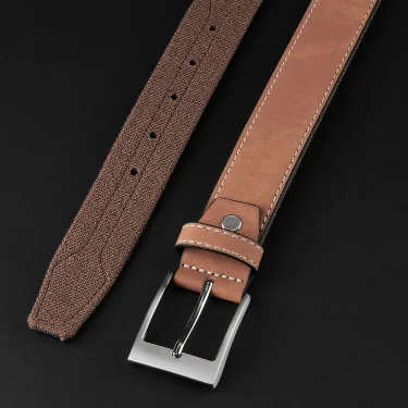 LUCKACE Design Stylish Canvas Mens Belt Pants Jeans Casual Belts Youth Casual Splicing Belts for Men Women 6