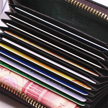 New Casual Wallet Multi-Slot Card Holder Zipper Coin Purse Small Clutch PU Money Bag Purse Cardholder Wallets for Men and Women 4