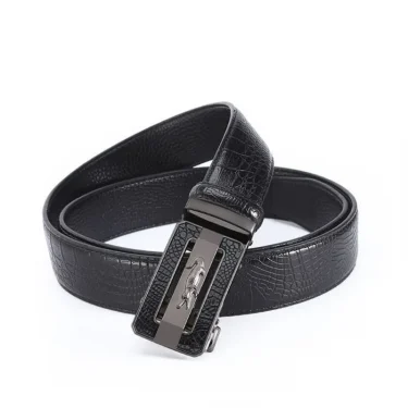 High quality genuine leather business top men belt trend alloy automatic buckle belt men and women universal jeans belt male 6