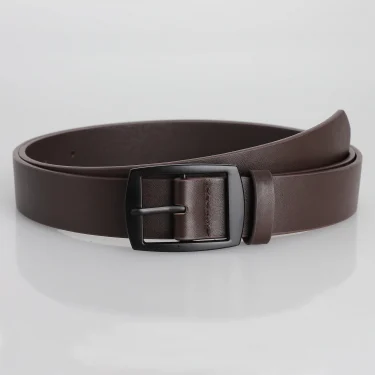 New Men's High-Quality PU Leather Belt Metal Pin Buckle Belt Leisure Business Waistband Fashionable Lady Accessory Designer Belt 6