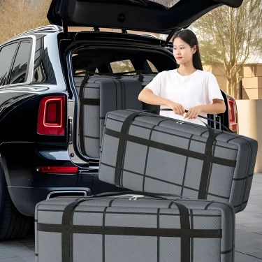 Multifunctional travel camping storage bag Thickened duffel bag Moving bag Foldable waterproof storage bag suitcase 1