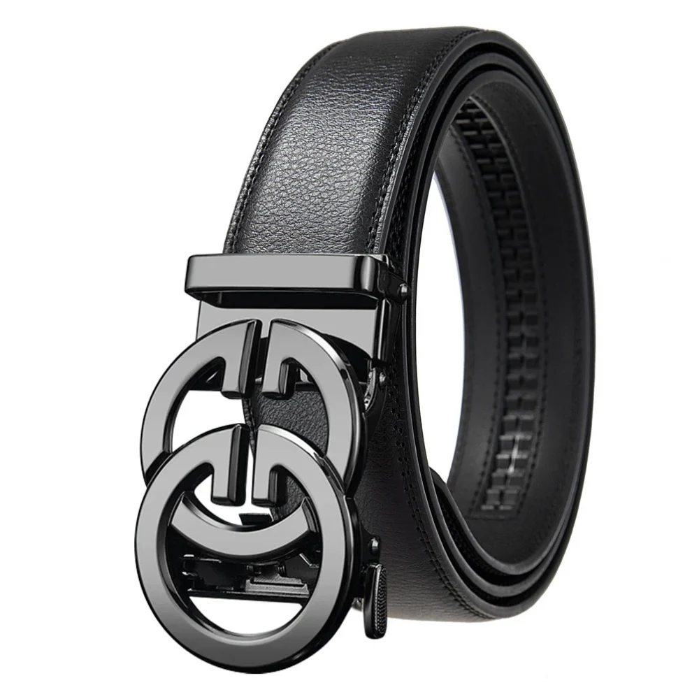 Luxury Brand Men's Belt High Quality Genuine Leather Belt Men Automatic Belt Business Casual Belt for Men 6