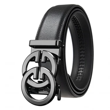 Luxury Brand Men's Belt High Quality Genuine Leather Belt Men Automatic Belt Business Casual Belt for Men 6