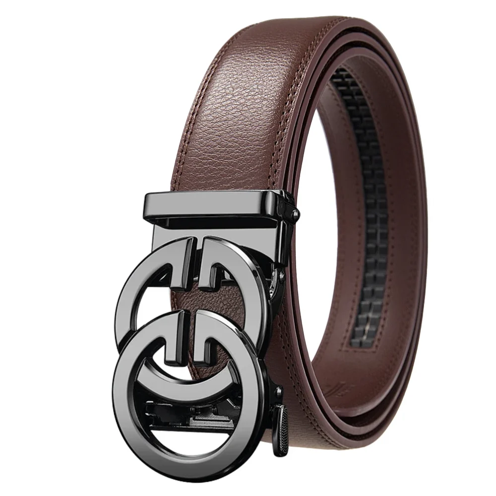 Luxury Brand Men's Belt High Quality Genuine Leather Belt Men Automatic Belt Business Casual Belt for Men 4