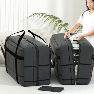 Multifunctional travel camping storage bag Thickened duffel bag Moving bag Foldable waterproof storage bag suitcase 3
