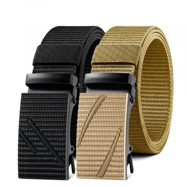 Men Nylon Belt Alloy Buckle Breathable Elastic Belts Men Cowboy Designer Belt Outdoor Casual Tactical Waistbelt Gifts 3