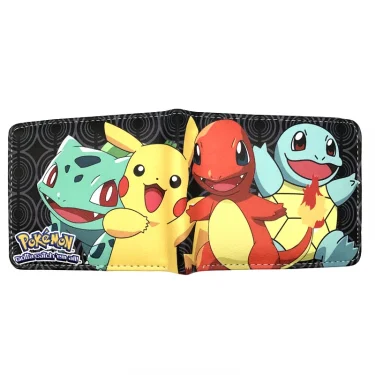 MINISO Cartoon Wallet Pikachu PU Fashion Short Purse 5