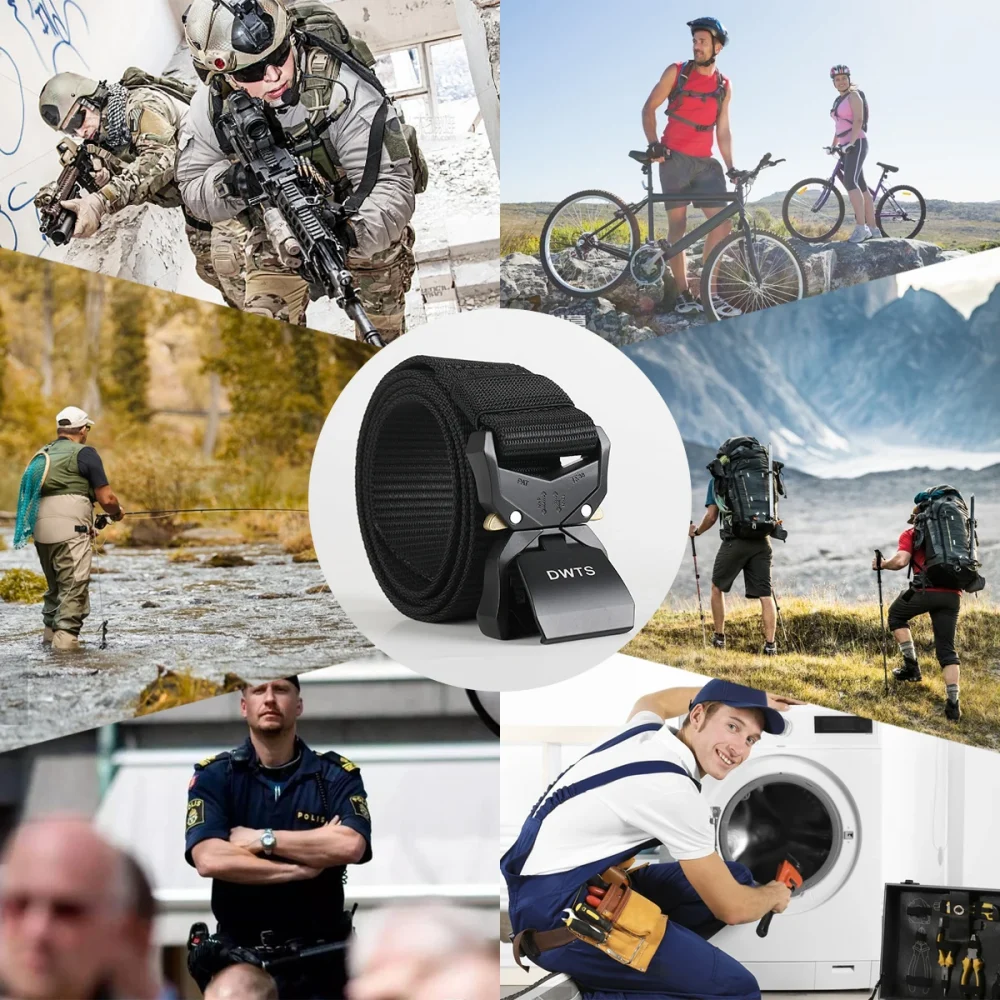 Men's Brand Military Tactical Belt Specially Designed For The Military's Metal Buckle Adjustable Belt Free Shipping 2