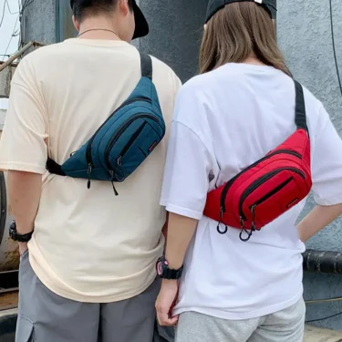 Waistpack Women's Fashion Sports Shoulder Bag New Women's Version Chest Girl Fitness Korean Backpack Running Fashion Bag I4C7 6