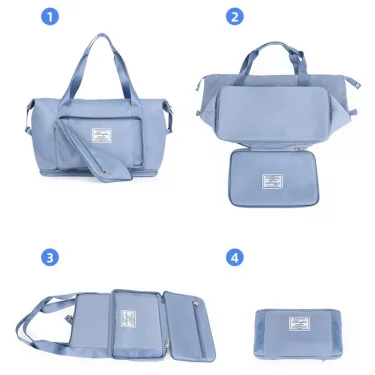 Large Capacity Expanding Travel Bags Luggage Organizer Bag Handbag Waterproof Portable Foldable Travel Clothes Storage Bag New 6