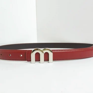 Women's belt M. Belt high-quality gold buckle is best matched with dress jeans women's belt 3