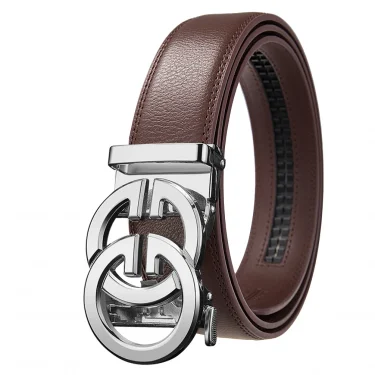 Luxury Brand Men's Belt High Quality Genuine Leather Belt Men Automatic Belt Business Casual Belt for Men 2