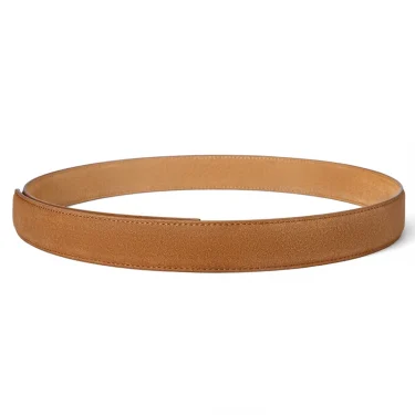 Men's Automatic Belt Replacement Belt, Suede Leather Belt, 3.5cm Genuine Leather Belt without Buckle For 3.8-4cm Buckle 3