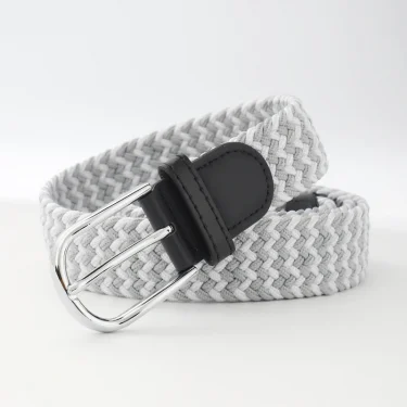 Canvas belt men's belt elastic woven elastic belt women casual casual casual Korean version of the students pin buckle simple fa 3