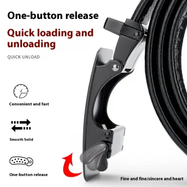 Fashion Designer Belt for Men High Quality Genuine Leather Men Belt Alloy Buckle Automatic Belt Business Belt Men 6