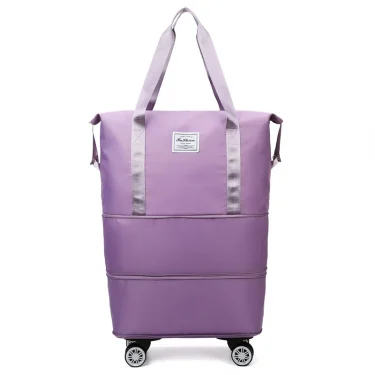 Expandable Travel Duffel Bag - 3Layer Expandable, Extra Large Capacity, with Omni-directional Wheels, Vacation Luggage Bag 3