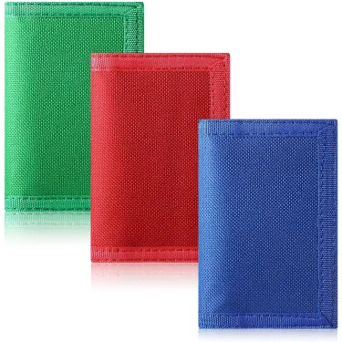 1PC Wallets Slim Wallet Trifold Sports Wallet Outdoor Canvas Wallets With Zipper Travel Coin Purse Cards Holder Gifts 1