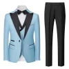 LIGHT BLUE 3PCS