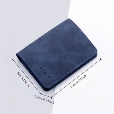 Men/Women Fashion Wallet ID/credit Card Holder Wallet for Men Multi-Card BagHolder Two Fold Small Wallet Black/gray Coin Purse 3