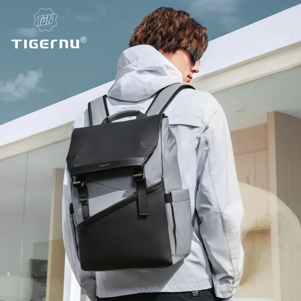 Tigernu Men Backpacks For School Bags Male Korean Style Backpack Bags Travel Backpacks For Laptop 15.6 Fashion Knapsack Male Bag 1