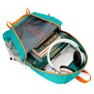 Large Capacity Folding Travel Backpack Outdoor Sports Ultra-light with Breathable Shoulder Straps for Traveling and Hiking 6
