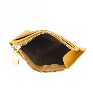 New Mini Women Wallets Card Wallets Slim Zipper PU Leather Top Quality Fashion Female Purse Card Holder Wallet 4