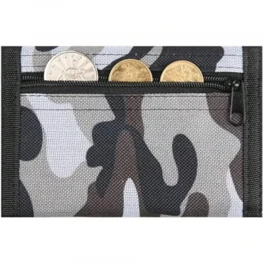 Camo Print Kids Wallet with Lanyard for Boys Girls Teens Trifold Wallet for Men Women Army Camouflage Wallets Credit Card Holder 6