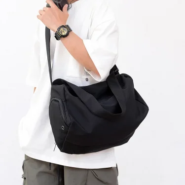 Large Crossbody Travel Tote Bags for Women 2025 Canvas Shoulder Messenger Bag Sports Yoga Satchels Fashion Woman Handbag 6