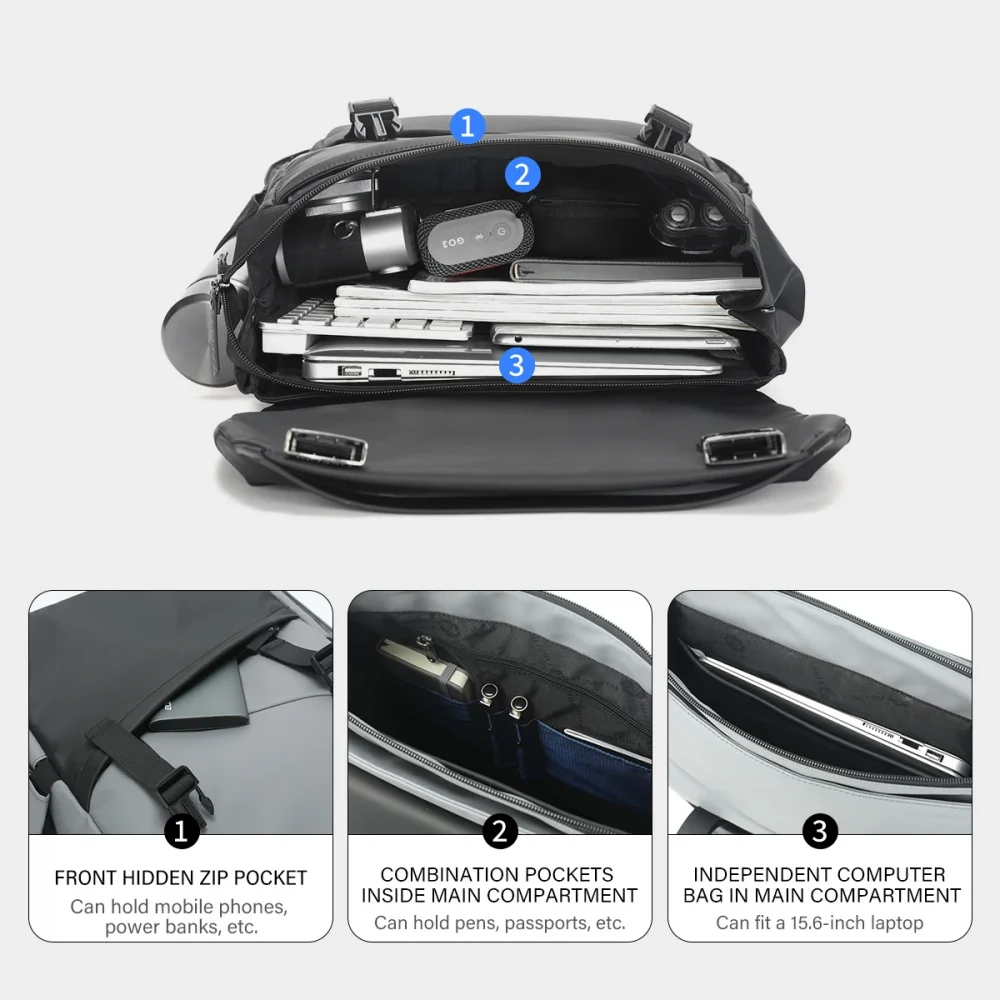 Tigernu Men Backpacks For School Bags Male Korean Style Backpack Bags Travel Backpacks For Laptop 15.6 Fashion Knapsack Male Bag 4