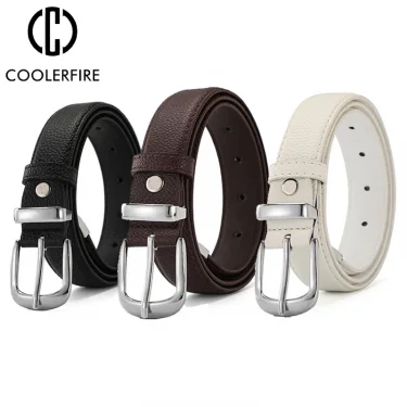 New Women Leather Belts High Quality Fashion Best Matching Dress Jeans Belts for Lady Women's Dress Luxury Designer Brand LB2146 1