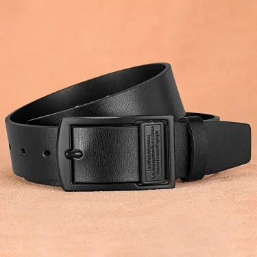 New Leather Cowhide Men's Belt Fashion Metal Alloy Pin Buckle Adult Luxury Brand Jeans Business Casual Waist Male Strap Brand 4
