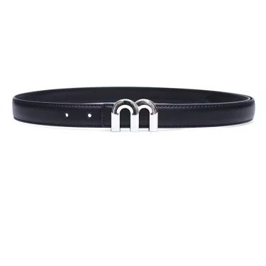 Women's belt M. Belt high-quality gold buckle is best matched with dress jeans women's belt 1