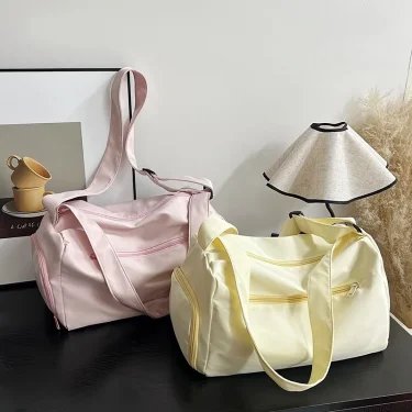 Large Crossbody Travel Tote Bags for Women 2025 Canvas Shoulder Messenger Bag Sports Yoga Satchels Fashion Woman Handbag 2