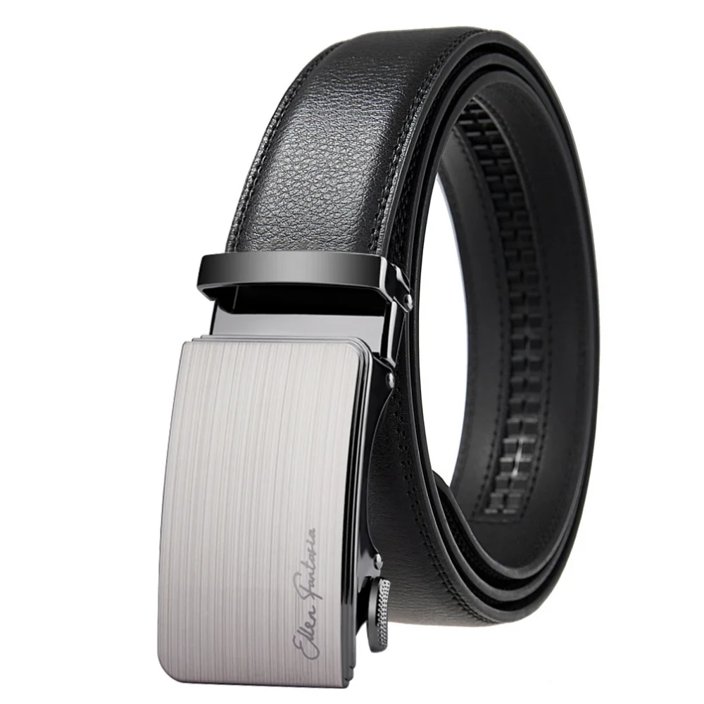 Fashion Designer Belt for Men High Quality Genuine Leather Men Belt Alloy Buckle Automatic Belt Business Belt Men 3
