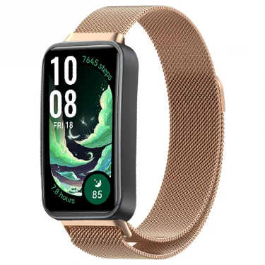 Milanese Magnetic Loop Strap for Huawei Band 10 Stainless Steel Comfortable Wristband Belt Huawei Band 9 8 Bracelet Accessories 3