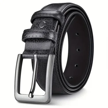 Men's Business Leather Belt - Fashion Designer High Quality Luxury Genuine Leather Casual Denim Waist Belt 6