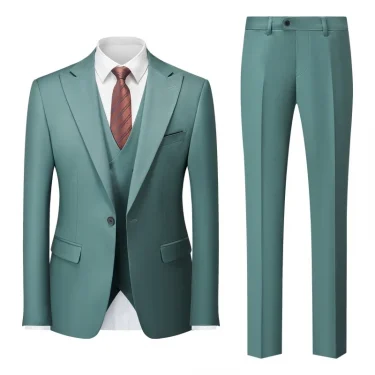 Italian Business Gentleman Slim Suit, Groom Wedding Blazers, Men's Blazers, Italian Costume, Sizes M to 5XL 2